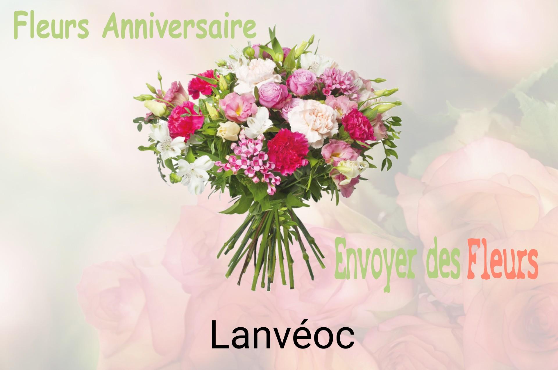 Bouquet de fleurs d’anniversaire livré à Lanvéoc